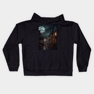 halloween night Kids Hoodie